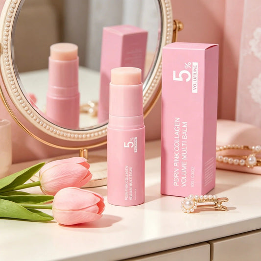 Pink collagen volume multi balm stick
